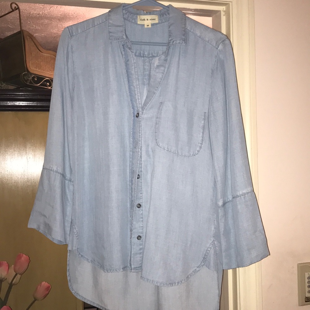 Anthropologie Cloth & Stone Button Down Top
